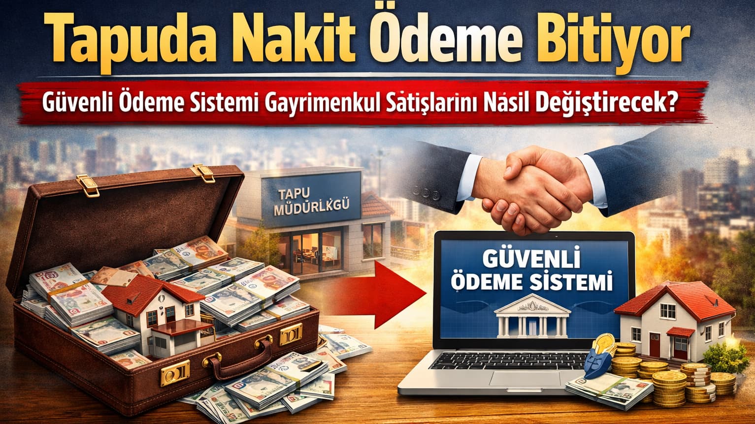 Tapuda Yeni Dönem: Güvenli Ödeme Sistemi 1 Temmuz'da Başlıyor | Yatırım Odaklı Emlak Danışmanı, Yüksek Getirili Emlak
